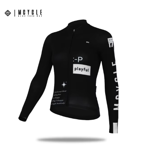 Áo dài tay MY208 pro Women jersey long sleeves -black Chính hãng Mcycle - S