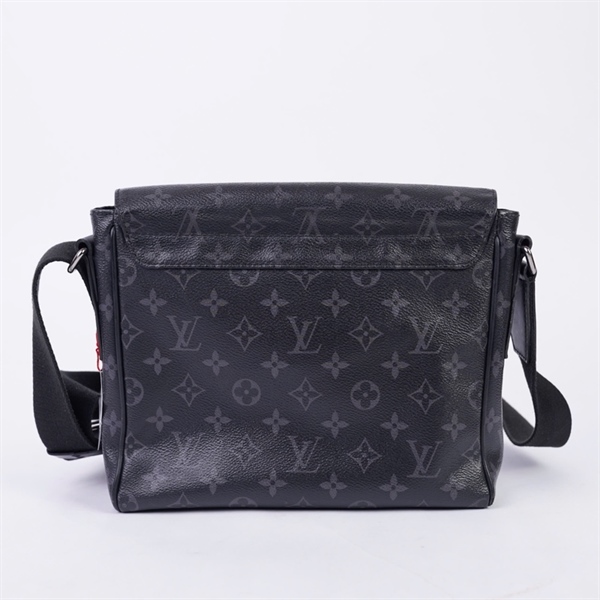 Túi LV đeo chéo hoa đen sz24 (TH) KG+
