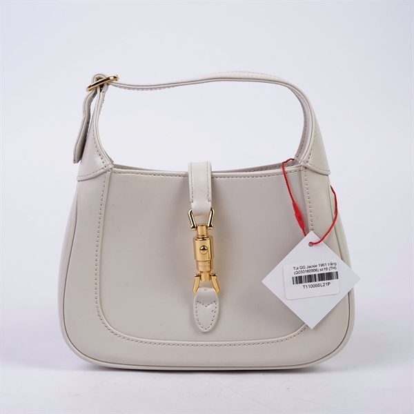 Túi GG Jackie 1961 trắng (G033160906) sz19 (TH) KG+