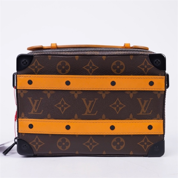 Túi LV Soft Trunk hoa nâu sọc cam sz21 (TH) KG+