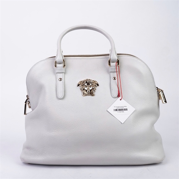 Túi Versace Handle trắng sz34 (TH) KG+