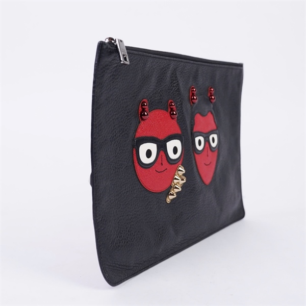 Túi D&G Clutch đen in hình sz30 (TH) KG+