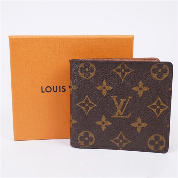 Ví LV hoa nâu gập 2 (LT) KG+