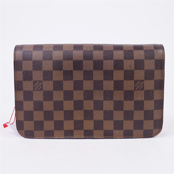 Túi LV Clutch ô vuông nâu (FL0022) sz24 (LT) KG+