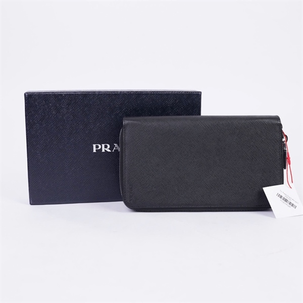 Túi Prada Clutch đen sz21 (TH) KG+