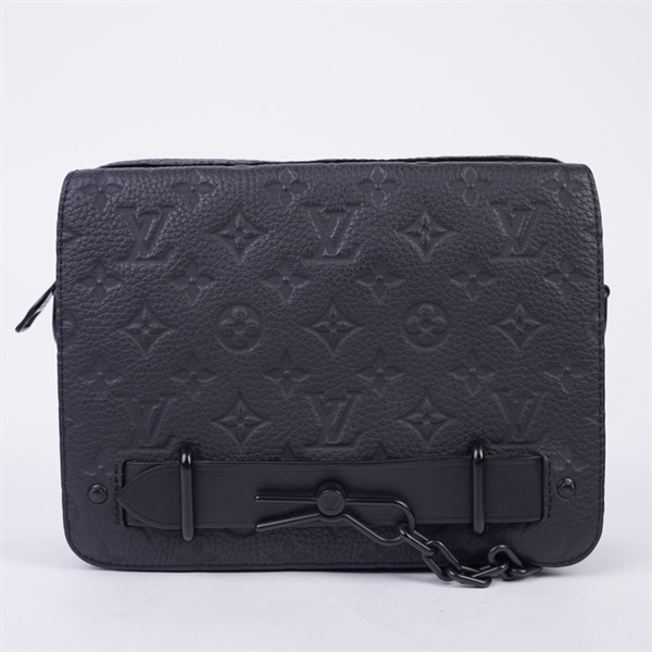 Túi LV Steamer hoa đen kèm lót form sz23 (TH) KG+