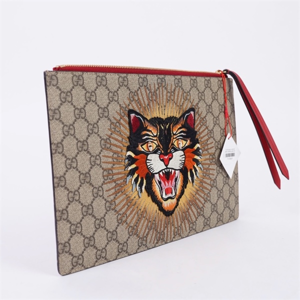 Túi GG Clutch in hình hổ (476411-3250040) sz30 (TH) KG+