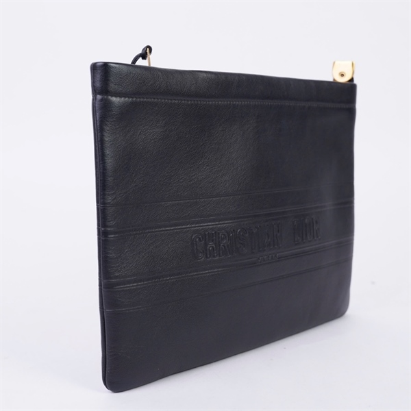 Túi Dior Clutch đen (19-MA-1200) sz28 (TH) KG+