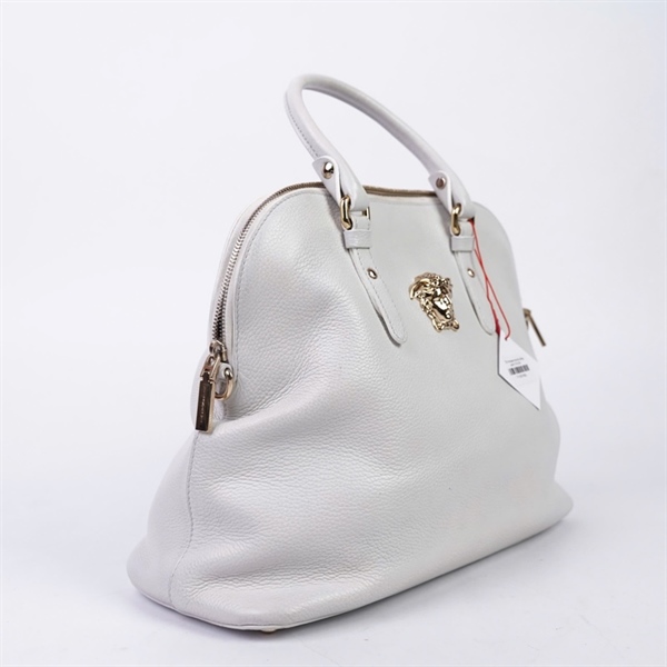 Túi Versace Handle trắng sz34 (TH) KG+