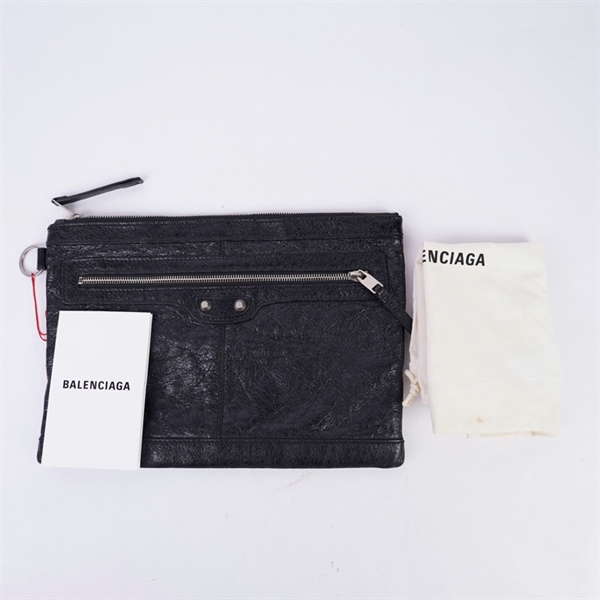 Túi Balenciaga Clutch đen sz31 (TH) KG+
