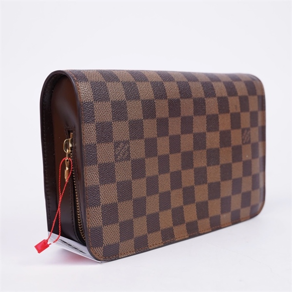 Túi LV Clutch ô vuông nâu (FL0022) sz24 (LT) KG+