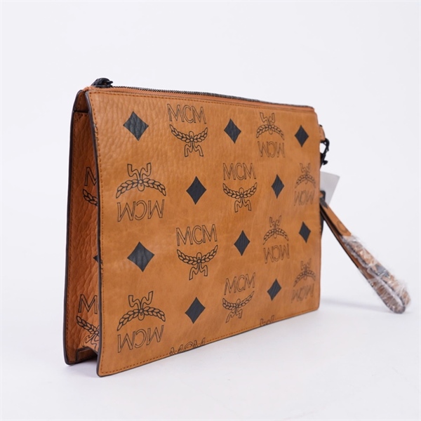 Túi MCM Clutch nâu sz30 (TH) KG+