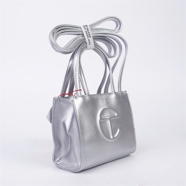 Túi Telfar đeo chéo bạc sz16 (TH) KG+