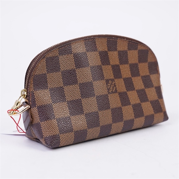 Túi LV Cosmetic ô vuông nâu sz17 (LT) KG+