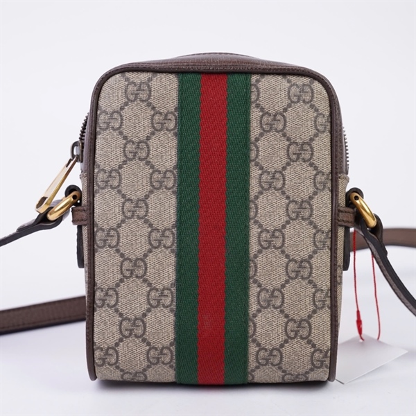 Túi GG đeo chéo xám (598127-520981) sz13 (TH) KG+