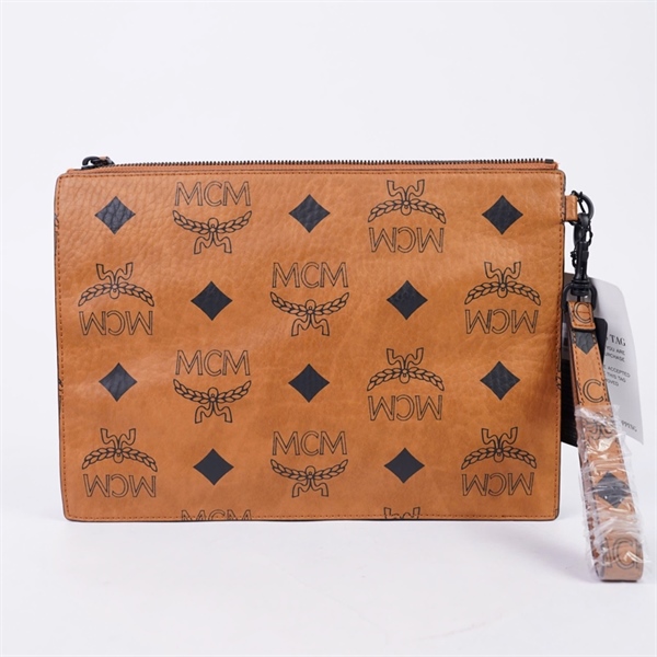 Túi MCM Clutch nâu sz30 (TH) KG+