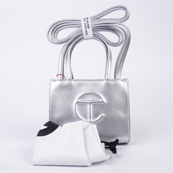 Túi Telfar đeo chéo bạc sz16 (TH) KG+