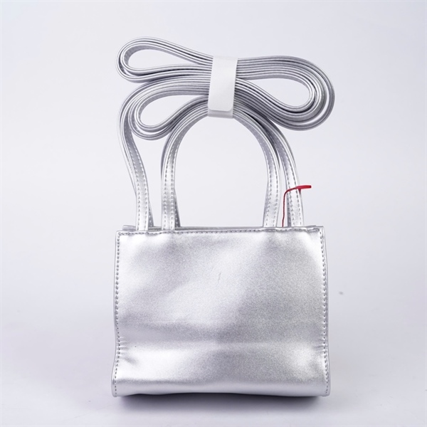 Túi Telfar đeo chéo bạc sz16 (TH) KG+