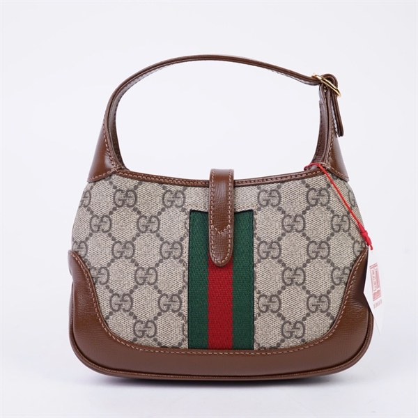 Túi GG Jackie 1961 xám (B033381966) sz18 (TH) KG+