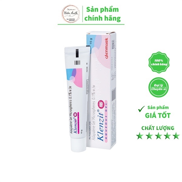 Kem trị mụn klenzit MS màu trắng hồng
