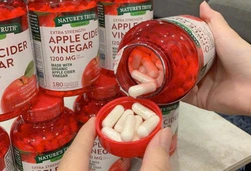 Viên Uống Giảm Cân Giấm Táo Apple Cider Vinegar 1200Mg 180 Viên date 1/28