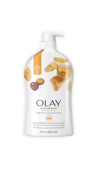 V- Sữa tắm Olay Mỹ Ultra Moisture bơ hạt mỡ 975ml