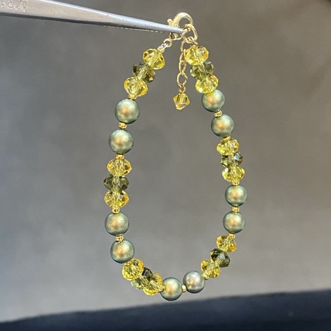 Vòng tay pha lê mix 5040M6, 5810M6 và cườm