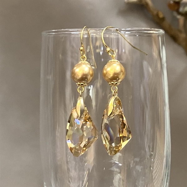 Hoa tai pha lê 6656M19 mix 5810M8 GF