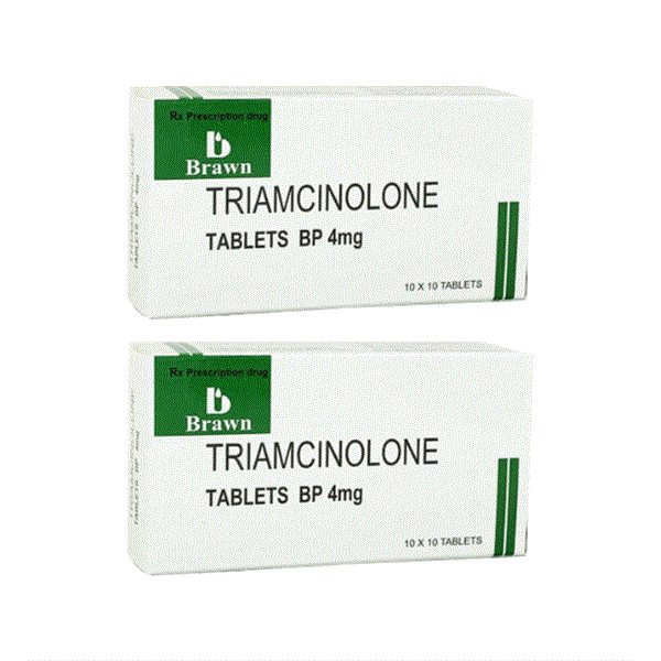 Triamcinolone Thuốc kháng viêm glucocorticoid(H10Vỉx10viên)BRAUN
