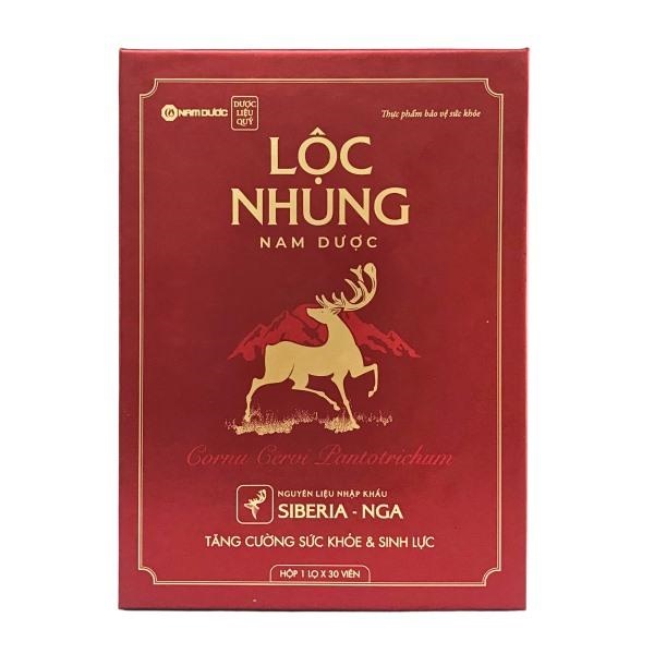 Lộc nhung Nam Dược - Nam Dược - Giúp tăng cường sinh lý (Hộp 1 lọ x 30 viên)