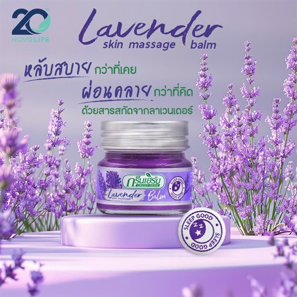 Cù Là Oải Hương Massage Ngủ Ngon Green Herb
