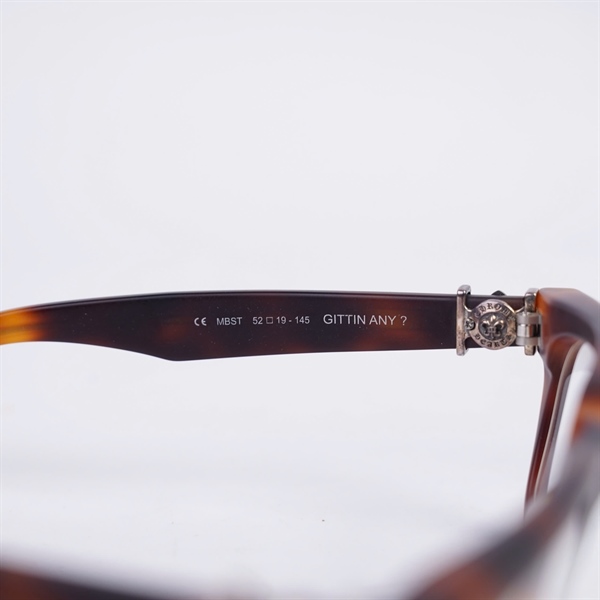 Kính Chrome Hearts loang đen MBST (52-19-145) KG+