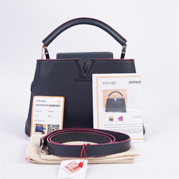 Túi LV Capu xanh đen sz27 KG+