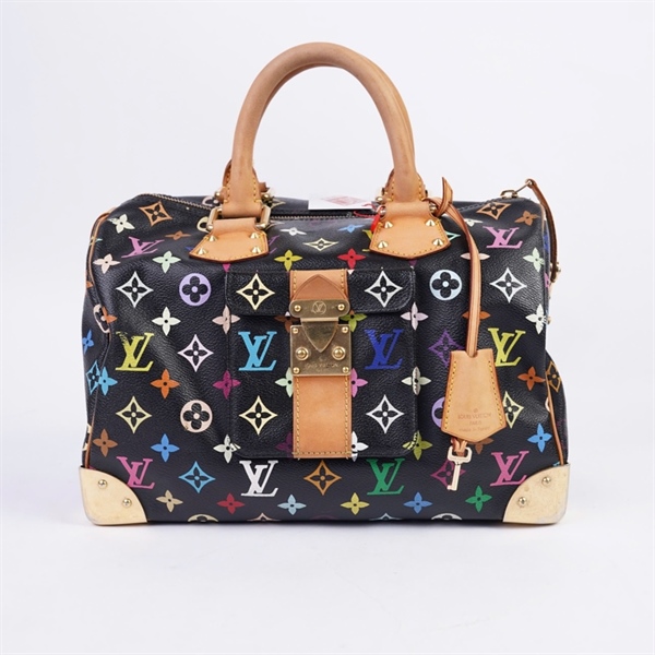 Túi LV Speedy Murakami Multicolor đen (kèm 1 chìa) sz30 (HC) +
