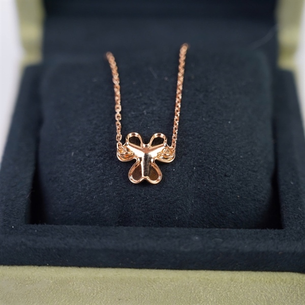 Vòng tay Van Cleef vàng đính đá đỏ (JC860458) (LN) KG+