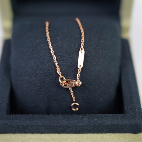 Vòng tay Van Cleef vàng đính đá đỏ (JC860458) (LN) KG+