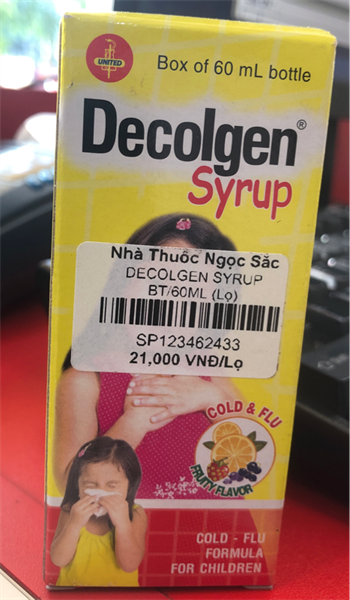DECOLGEN SYRUP BT/60ML