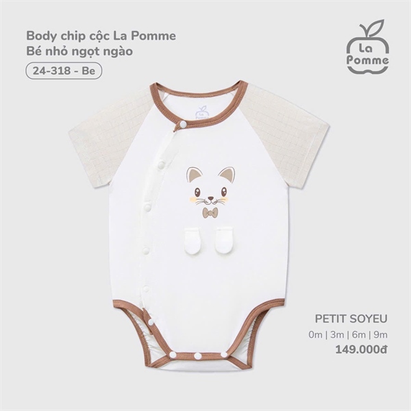 LaPomme Body chip cộc Bé nhỏ ngọt ngào - Be