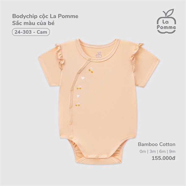 LaPomme Body chip cộc tay sắc màu của bé - Cam
