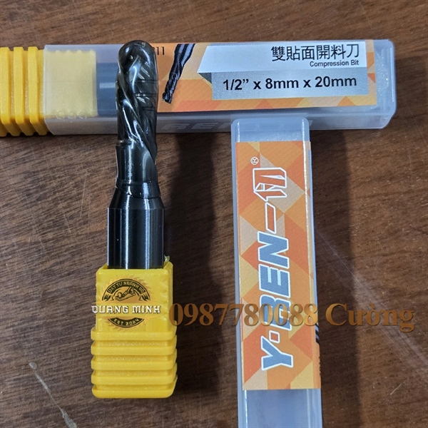 Dao xoắn CNC 1/2*8mm*20*2T