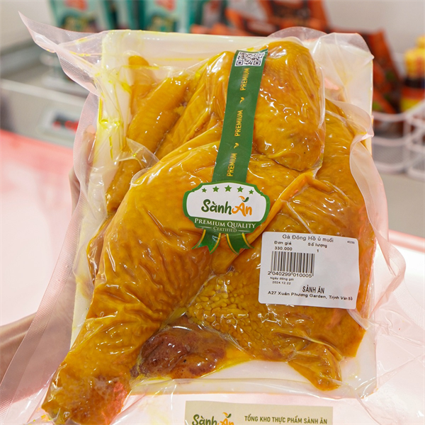 Gà Đông Hồ ủ muối (nửa con)