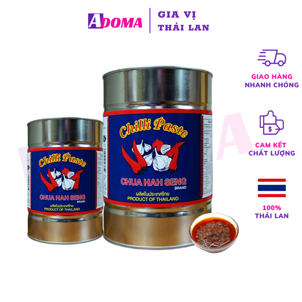 A01 - Dầu sa tế ớt lẩu Tomyum Chua Hah Seng - 2700g