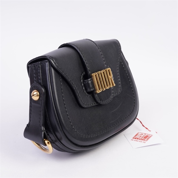 Túi Dior Saddle D-Fence đen sz18 KG+