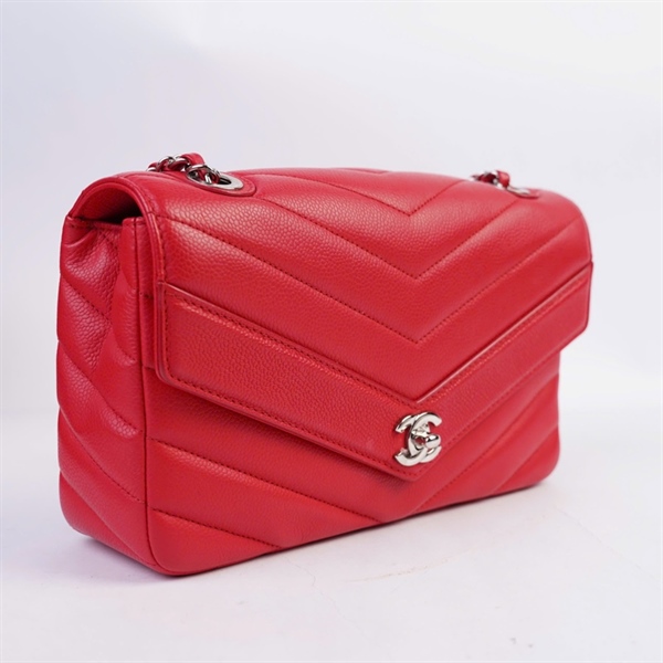 Túi Chanel đeo chéo đỏ (23720177) sz26 (HN) KG+