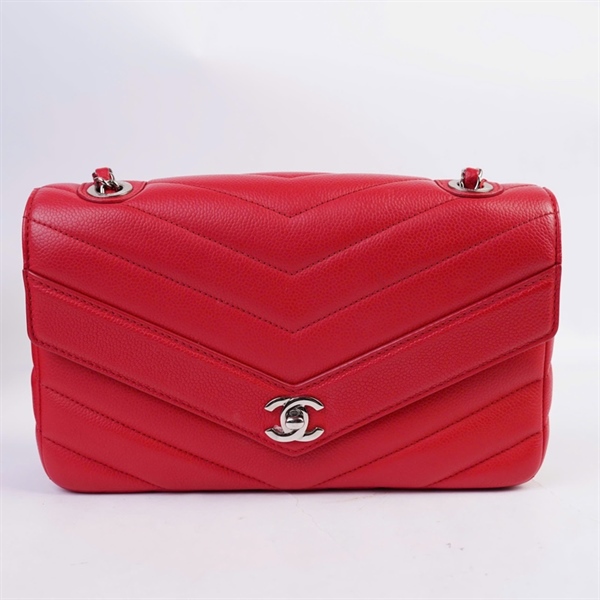 Túi Chanel đeo chéo đỏ (23720177) sz26 (HN) KG+