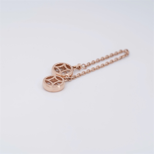 Charm vàng đồng tiền kèm xích CH250603 +