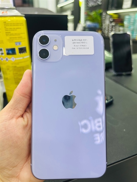 Iphone 11 Purple 99% 64GB Tím