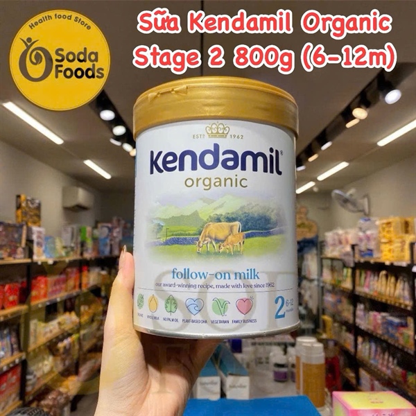Sữa Kendamil Organic Stage 2 800g (6-12m)