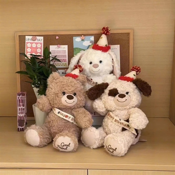 Gấu bông sinh nhật 35cm 192,5k/c (lố 3)