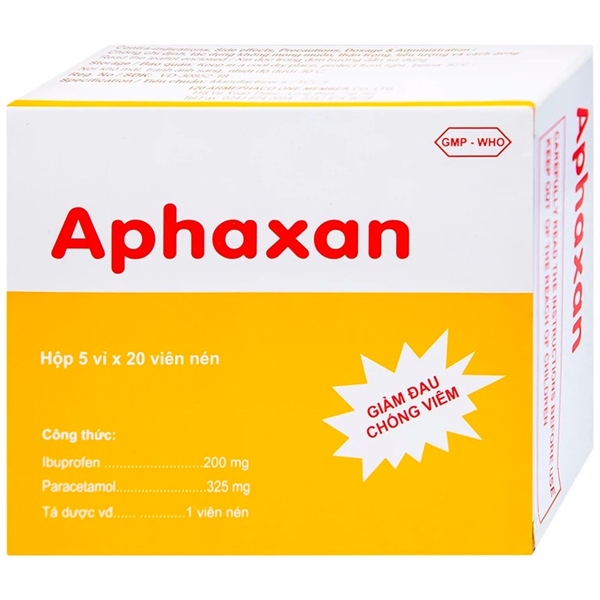 Thuốc Aphaxan (Hộp*5vỉ*20viên) - XNDP120